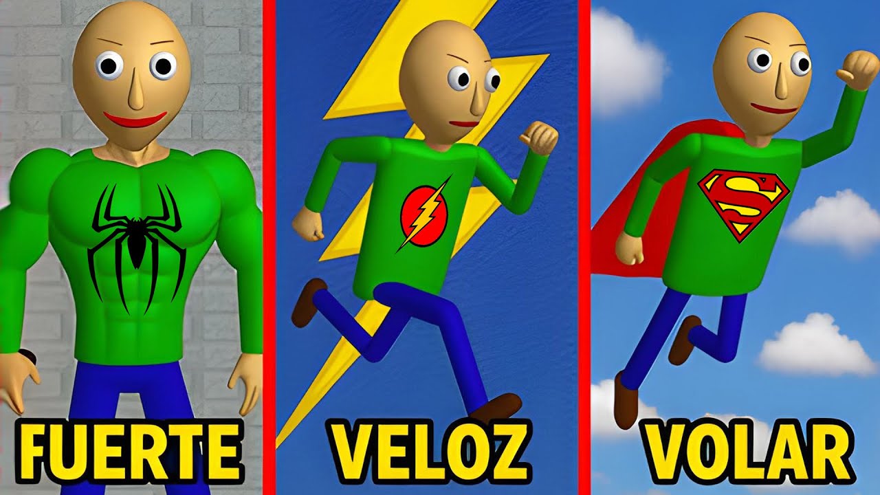 Probé 100 MODS de BALDI con SUPER PODERES !!