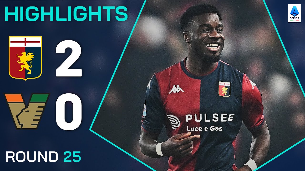 GENOA-VENEZIA 2-0 | HIGHLIGHTS | Pinamonti and Cornet Seal Grifone Win | Serie A 2024/25