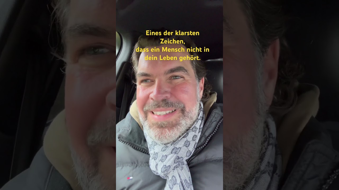 Eines der klarsten Zeichen Daf&uuml;r, dass ein Mensch nicht in dein Leben geh&ouml;rt.