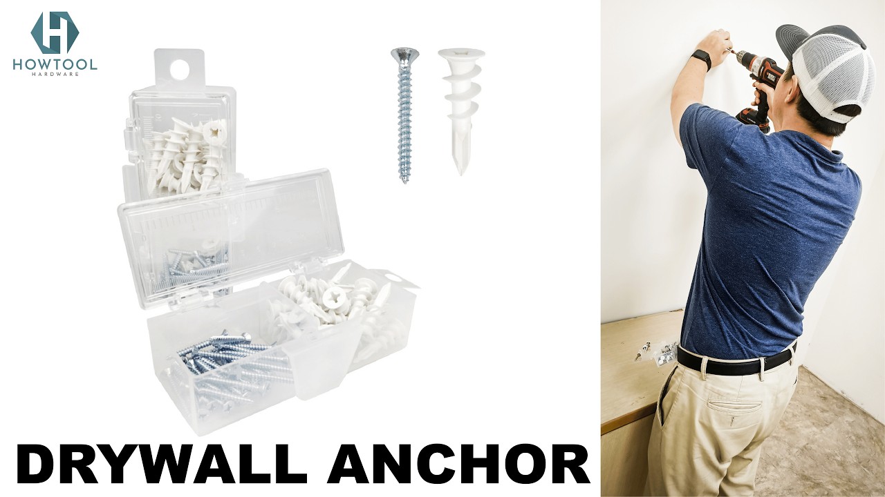 Secure Curtain Rod Installation: Featuring Our Heavy-Duty Drywall Anchors & Screws!