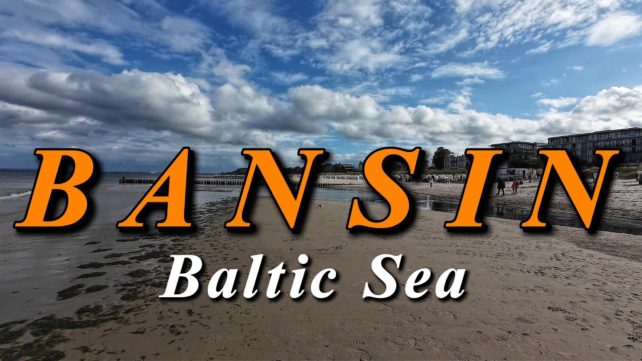 Bansin 🇩🇪 Baltic Sea. 4K. 