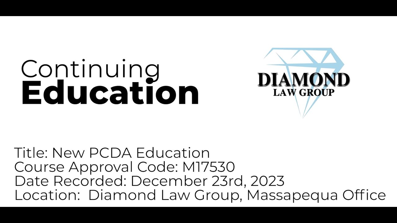 Continuing Education:  New Property Condition Disclosure