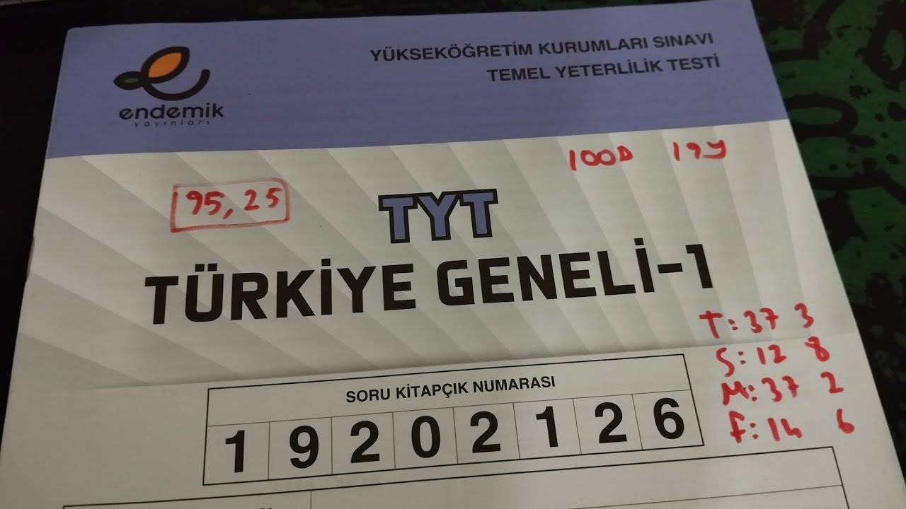 ENDEMİK TYT SONUCUM #yks #ykstavsiye #yks26
