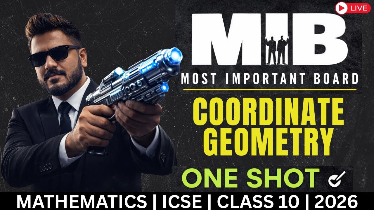 COORDINATE GEOMETRY | ICSE Class 10 | Mathematics | Youtube Live | Yash Sir | ICSE Empire