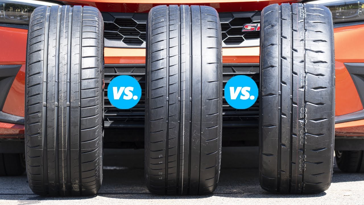 Bridgestone Potenza Sport против Potenza Race против RE-71RS