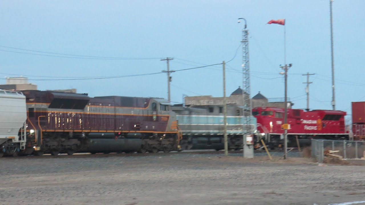 CM&Q AC44, Heritage & 'Brand New' SD70ACu's at CP's Winnipeg Yard ! (10/26/20)