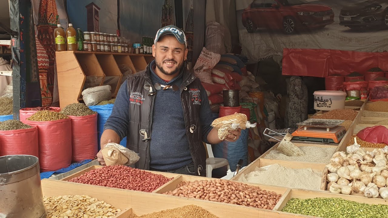 جولة في سوق أنواع الحبوب و القطاني 🌾🌽 (رحبة الزرع) بدرب السلطان بالدارالبيضاء،نتمنى يعجبكم و تزوروه👍