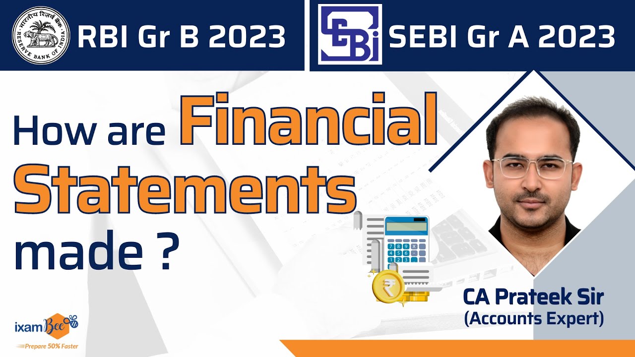 How are Financial Statements made - By CA Prateek Sir