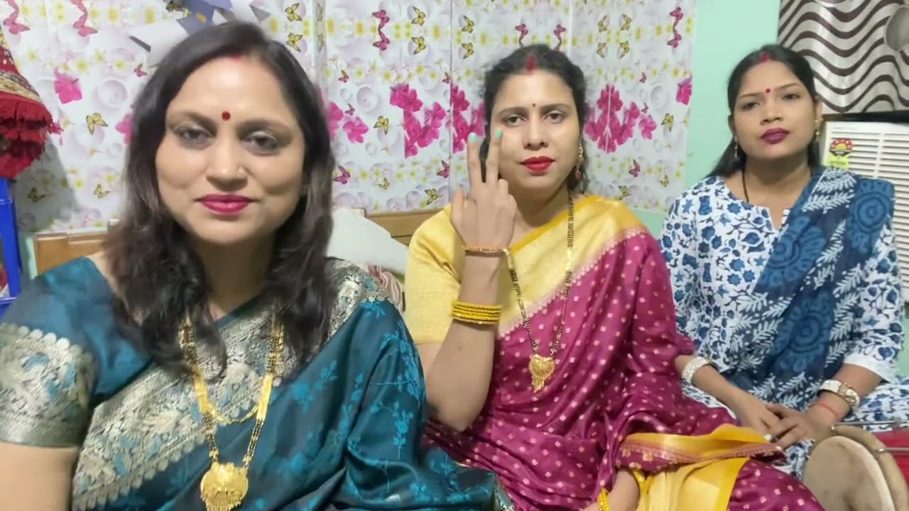 एक साथ लगातार तीन बेटी विवाह गीत