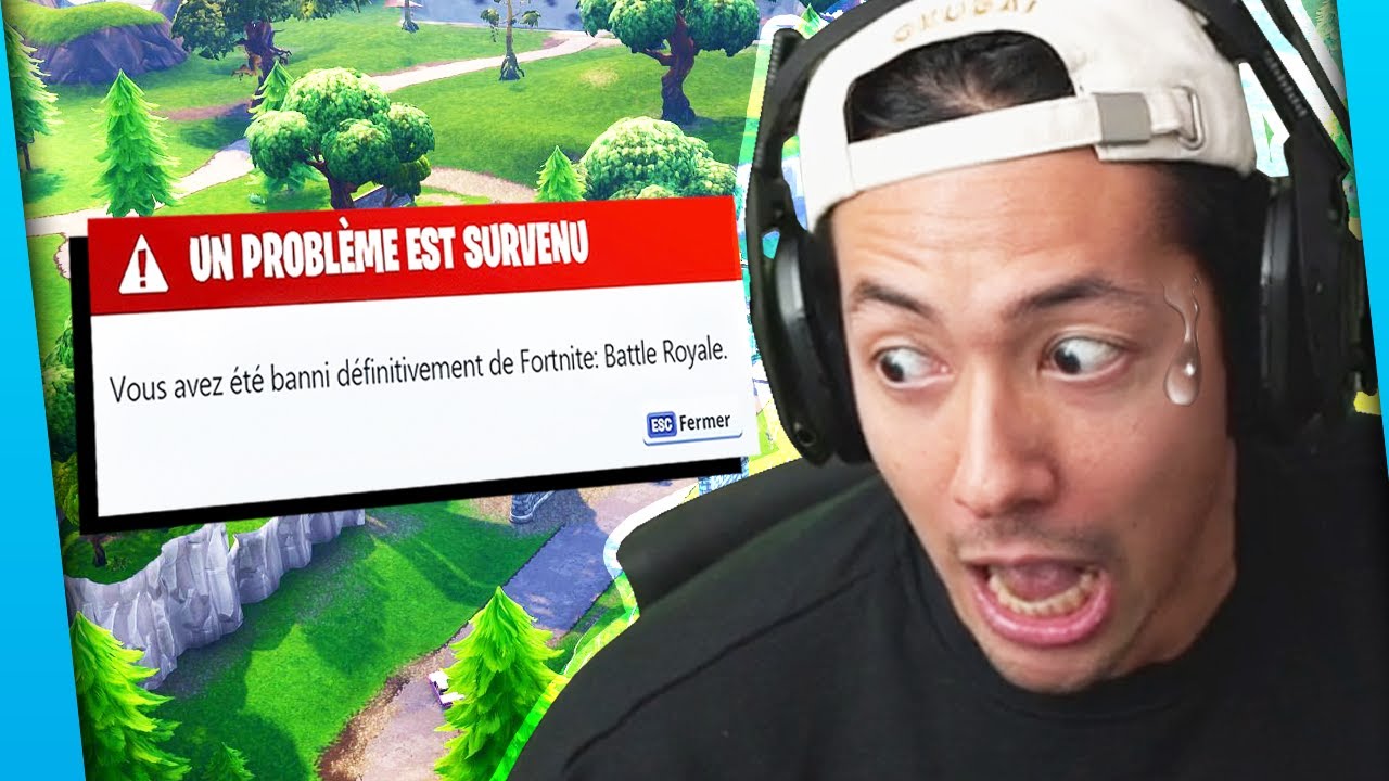 J'AI ÉTÉ BANNI DU JEU !! ► FORTNITE