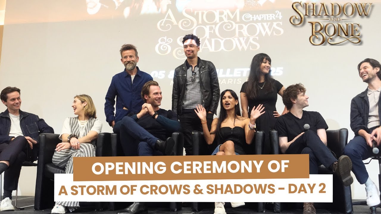 Opening ceremony of the A Storm of Crows and Shadows con with cast of Shadow and Bone - Day 2
