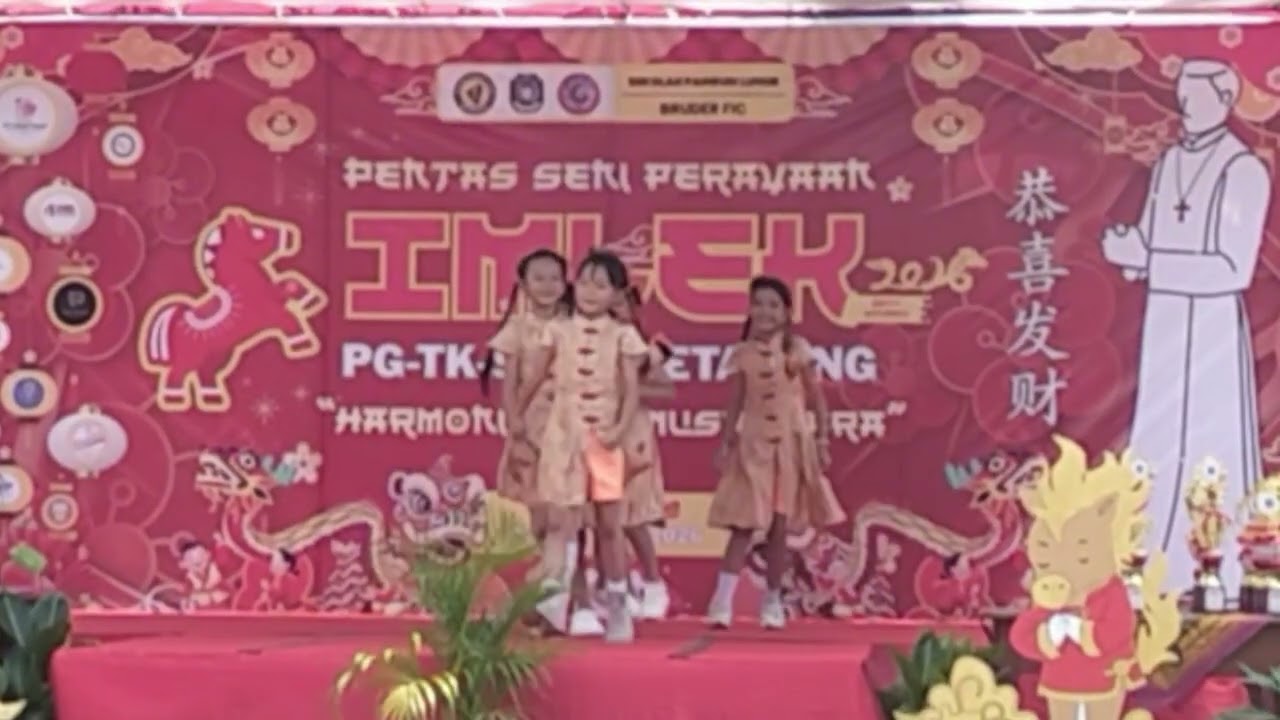 Imlek bersama PG TK SD Pangudi Luhur St. Yosef Ketapang 🤩