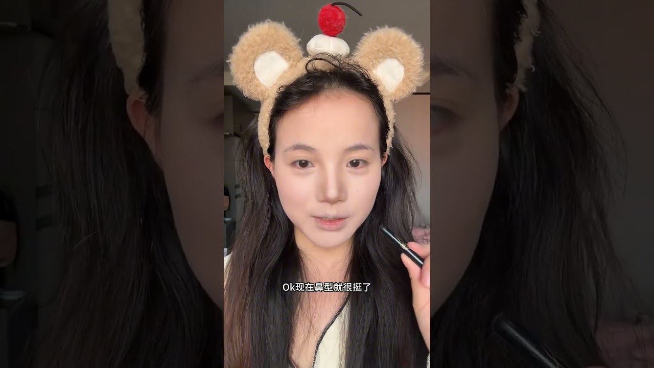 Full makeup Practice 5-minute flat face Makeover to AI-inspired Dark and Mature Look N