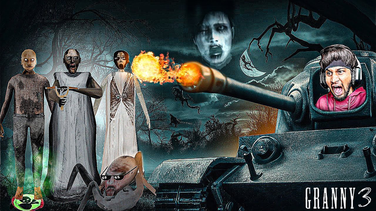 NEW WEAPON UNLOCKED IN GRANNY 3 ENHANCED VERSION ( TANK ESCAPE )