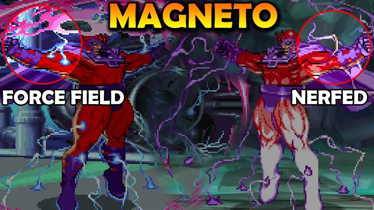 How did Magneto change in Marvel vs Capcom 2? Comparison Video Guide - Fighting Collection