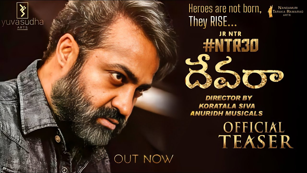 DEVARA - NTR Intro First Look Teaser|Devara Official Teaser|NTR30 Teaser|NTR30 Trailer|NTR|Anuridh
