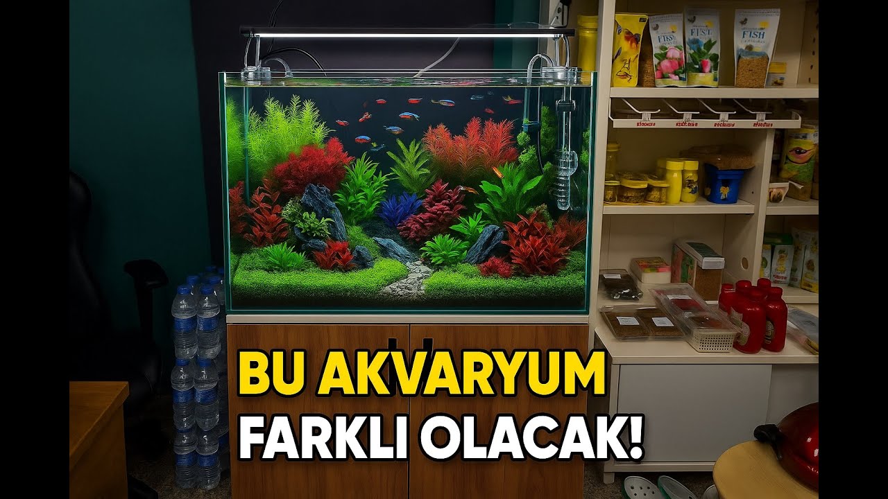 BU AKVARYUM FARKLI OLACAK! Hitech Sistemle Kuruyoruz + Channa Pulchraları yeni akvaryumuna aldık