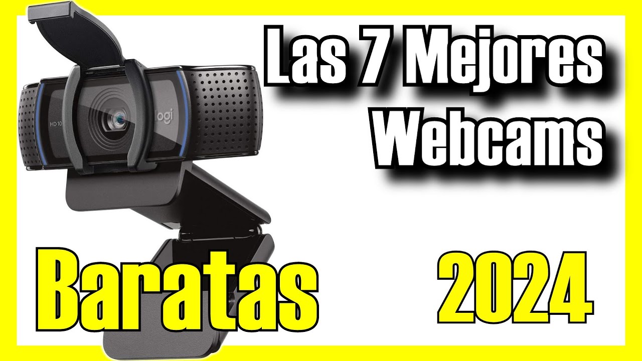 🎥🔥 Las 7 MEJORES Webcam BUENAS y BARATAS de Amazon [2024]✅[Calidad/Precio] HD 4k 60 FPS / Stream