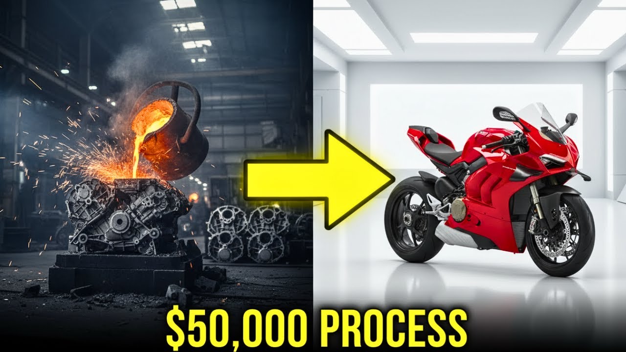 ⚙️ Inside the Ducati Factory: From Raw Metal to Panigale V4 Mega Factory (Full Process 2025)