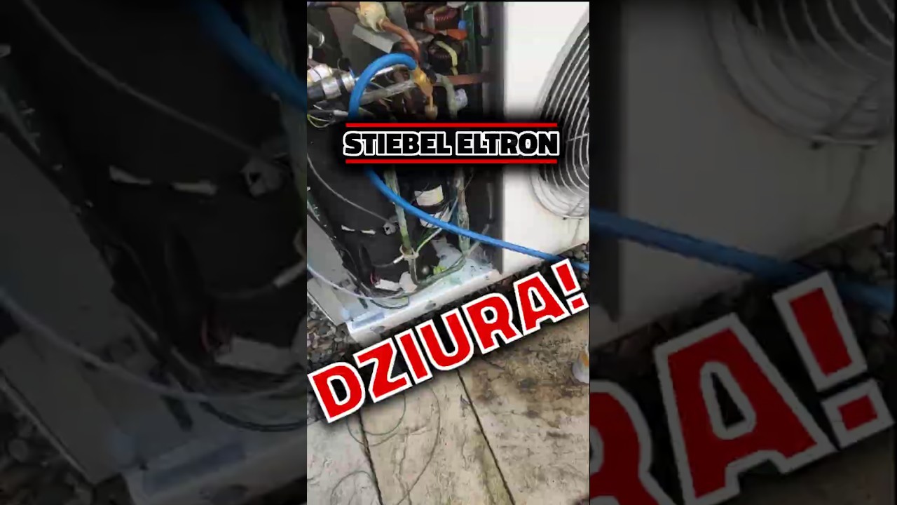 Pompa ciepła STIEBEL ELTRON. Dziura w monobloku! Błąd 5-0029! #naprawa #serwis #chłodnictwo