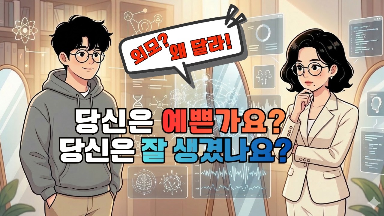 [흥미로운] 외모 심리! 왜 여자는 만족하지 못하고 남자는 충분하다고 할까? #외모심리 #남녀차이 #자아개념 #시그널링 #인지적구두쇠 #매튜효과 #자기계발 #심리학 #전략적자산