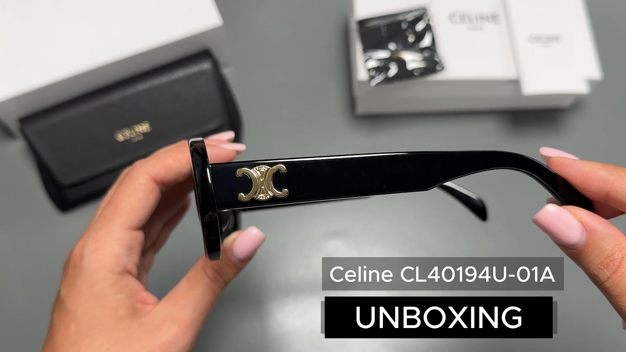 Unboxing Celine CL40194U-01A