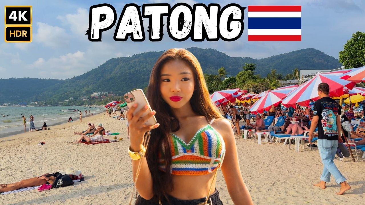 [4K HDR] Patong Walking Tour 🇹🇭 &mdash; Epic Evening Vibes, Beach & Bangla Road | Phuket 2026