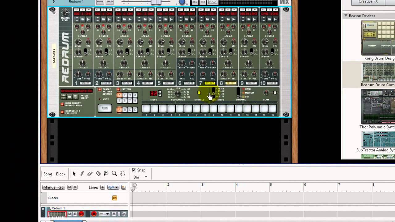 TUTORIAL 9:REDRUM¿SABÍAS ÉSTO? PARTE 1 DE  2-TODO REASON EN ESPAÑOL