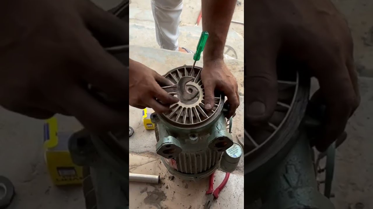 Texmo motor bearing changes and seals.