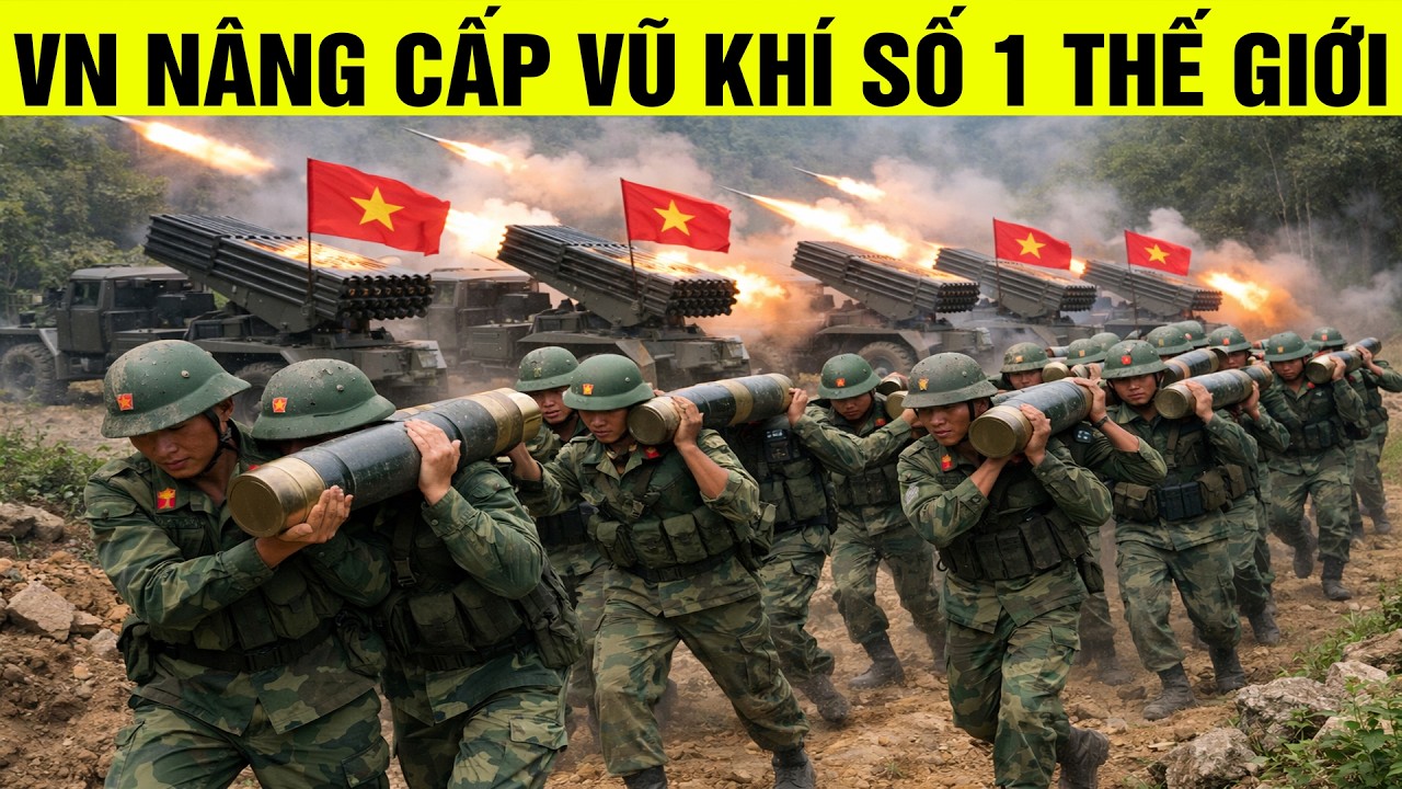 Nâng cấp pháo phản lực phóng loạt đạt top 1 thế giới của VN