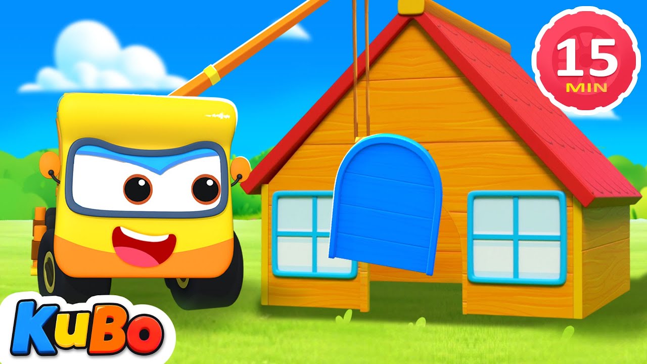 Oh No! Baby Cars’ Home Crashed 🏠 Rush to Fix It | Rescue Cartoon | Kubo - Cartoons For Toddlers