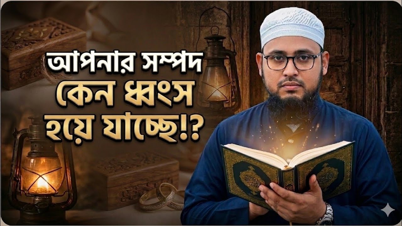 আপনার অজান্তে ৪ টি কারণে আপনার সম্পদ ধ্বংস হচ্ছে। সরাসরি কোরআন থেকে শুনুন।#islamicvideo #reels 