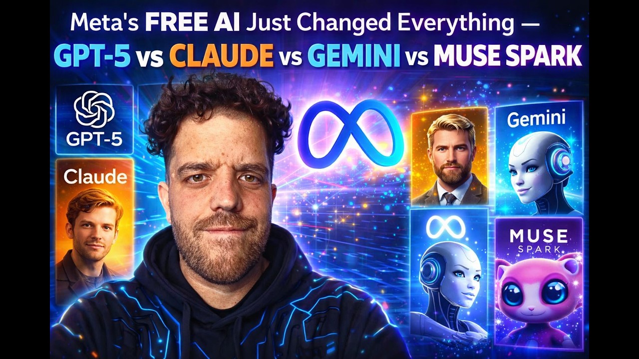 Meta's FREE AI Just Changed Everything &mdash; GPT-5 vs Claude vs Gemini vs Muse Spark