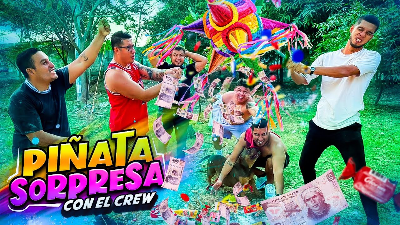 PIÑATA SORPRESA CON EL CREW RETOJORJAIS | ÚLTIMO VIDEO DEL AÑO 🪅