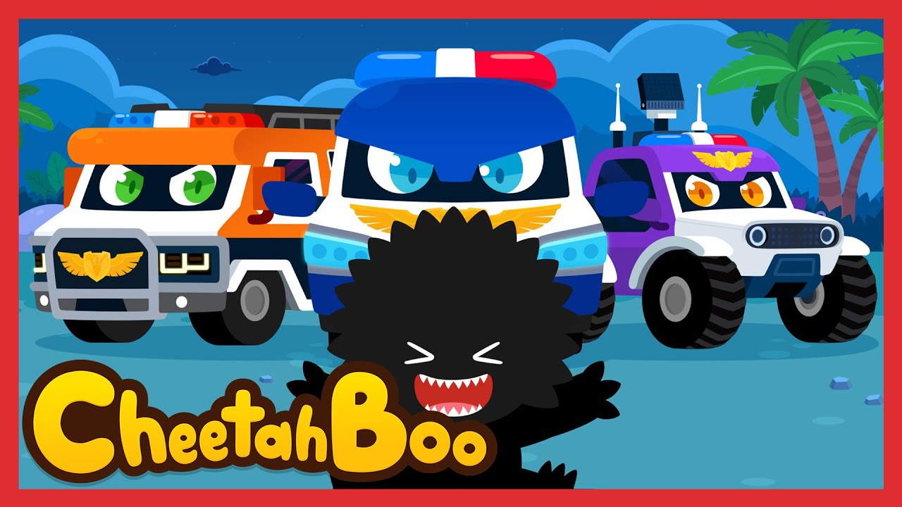 [Baru!🥳] Ayo Tangkap Pencuri! Mobil Dino! 🚓🦖 Aksi Seru Mobil Dino Dimulai! | Lagu Anak | #Cheetahboo