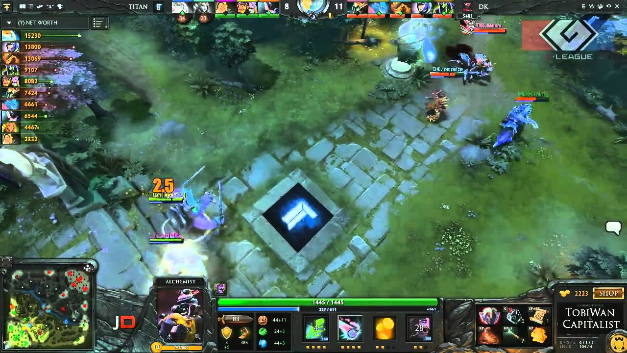 DK vs Titan Game 2 - G-League Group Stage DOTA 2 - Tobiwan & Capitalist