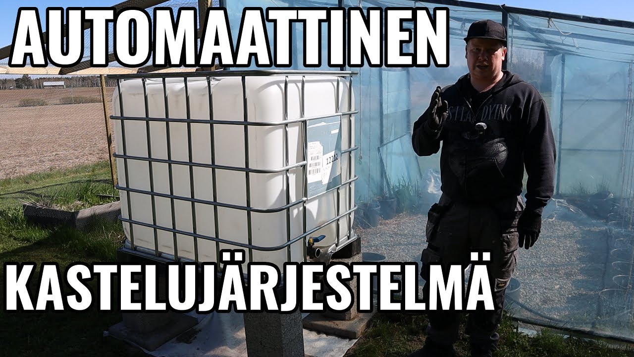 Näin teet kasvihuoneeseen automaattisen kastelujärjestelmän