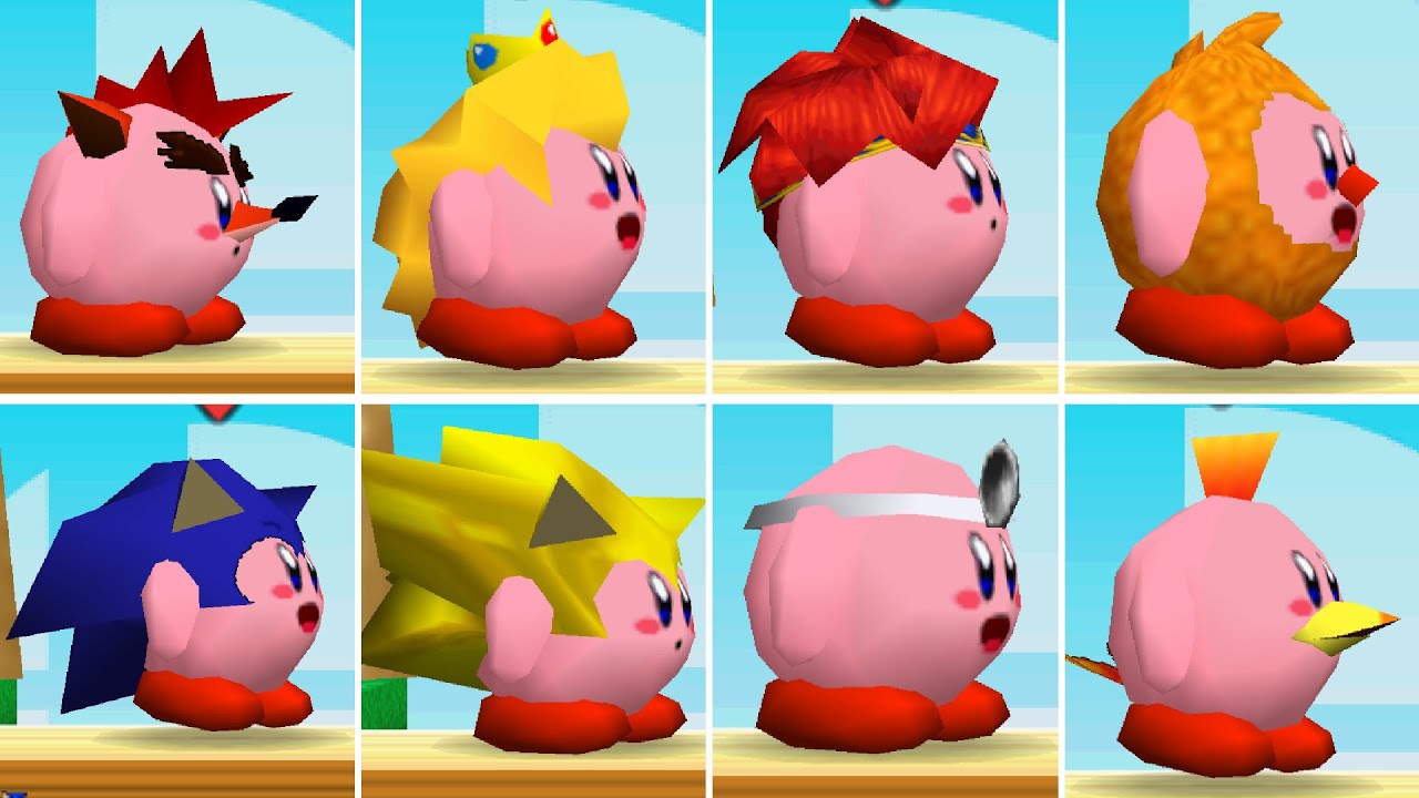 Kirby Hats And Powers - Smash Remix Ver. 2.0.0