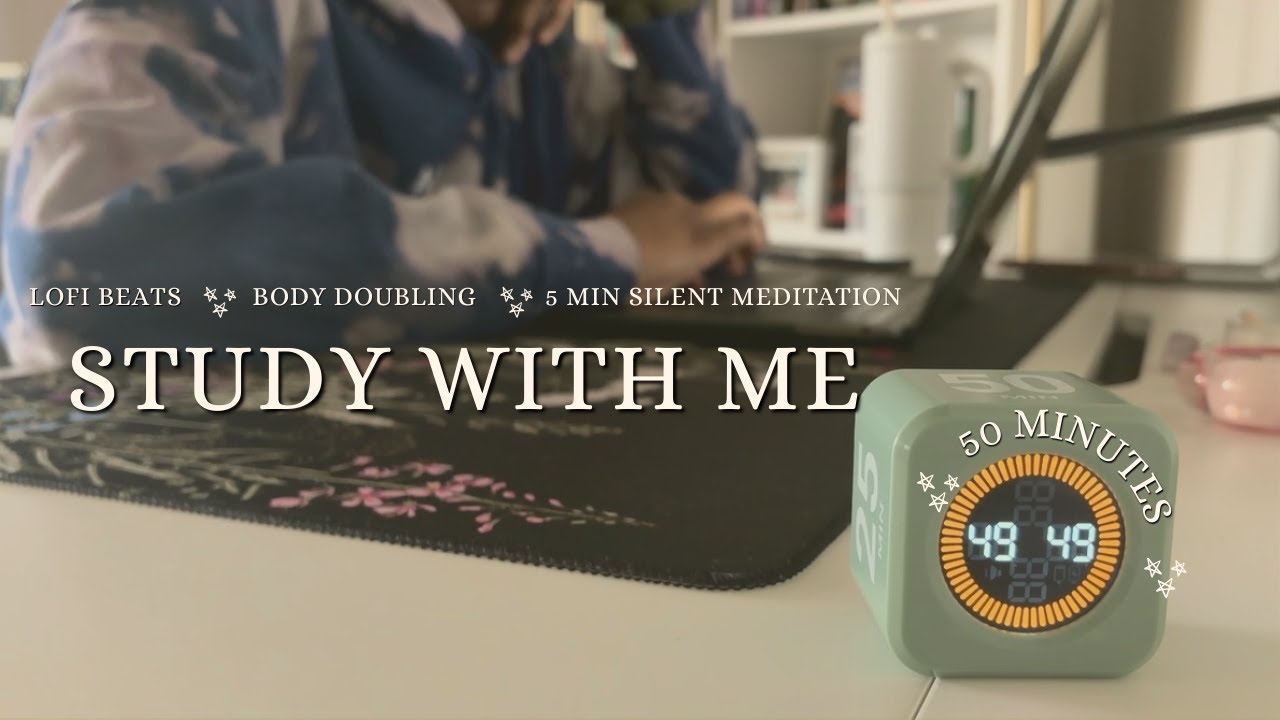 Body Doubling | Study with me | LoFi study music | Cozy study with me