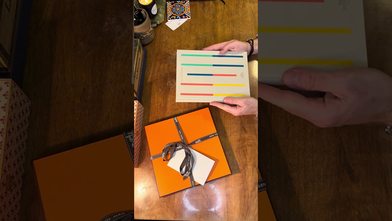 Hermès 18-3-7 scarf 90 unboxing ASMR
