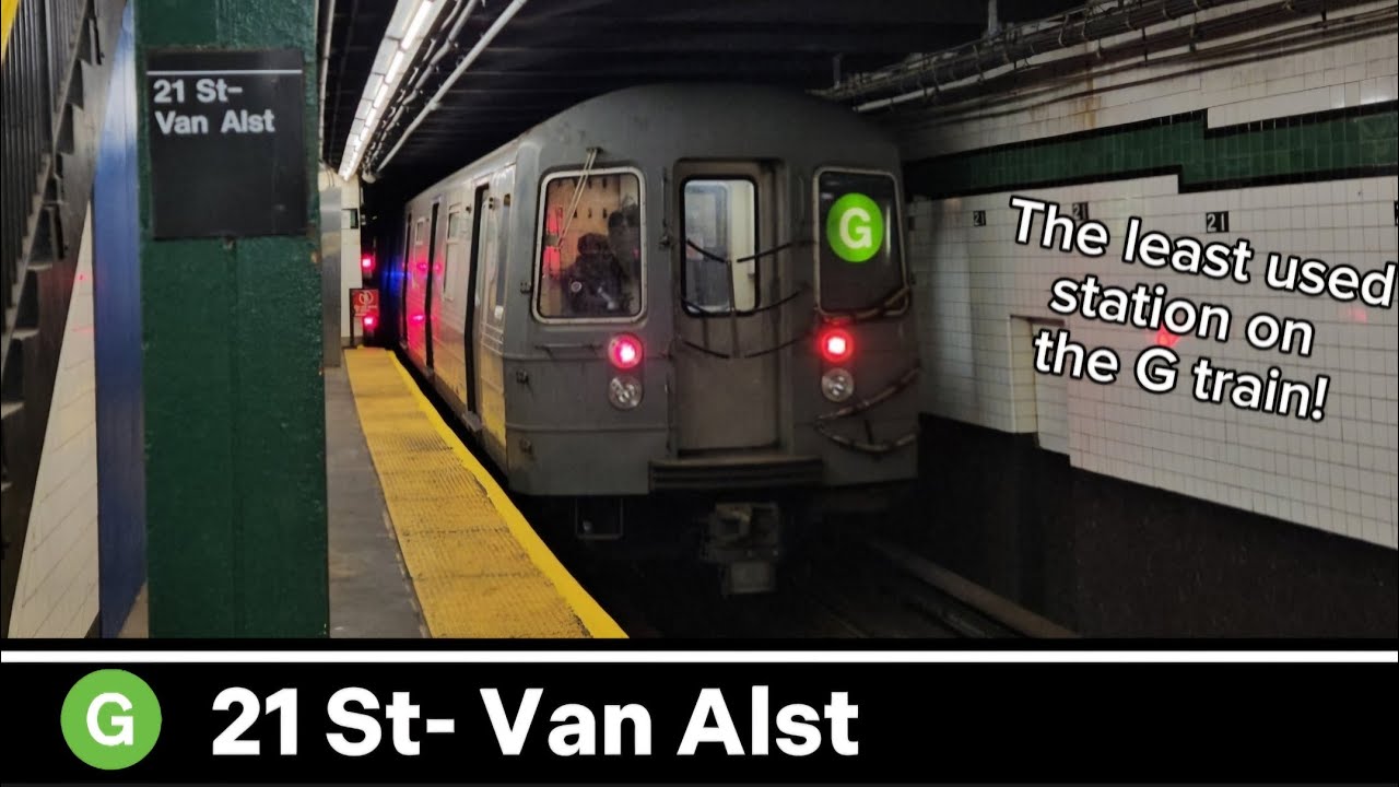 21st Street-Van Alst- the least used station on the G train!