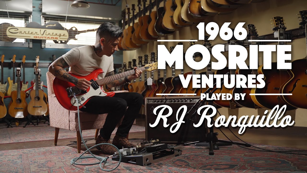 1966 Mosrite Ventures played by RJ Ronquillo