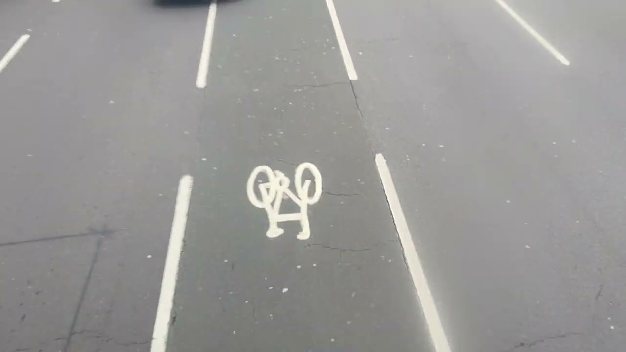 Back of bus view 