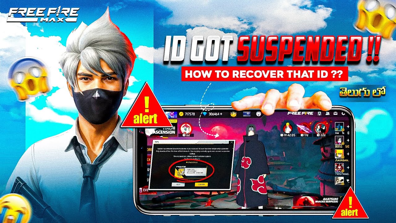 How to recover free fire suspended account💯 😱🔥| ff suspended id recover 100% | free fire id unban