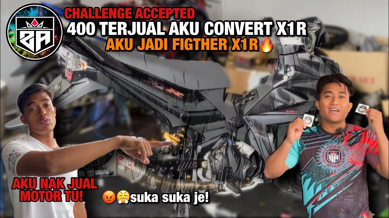 Akhirnya AKU CONVERT X1R | challenge accepted 400 terjual