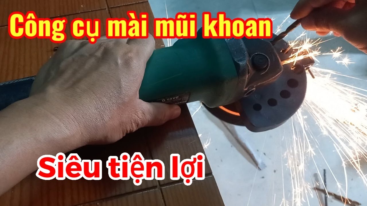 Bộ công cụ mài mũi khoan siêu tiện lợi cho anh em làm nghề