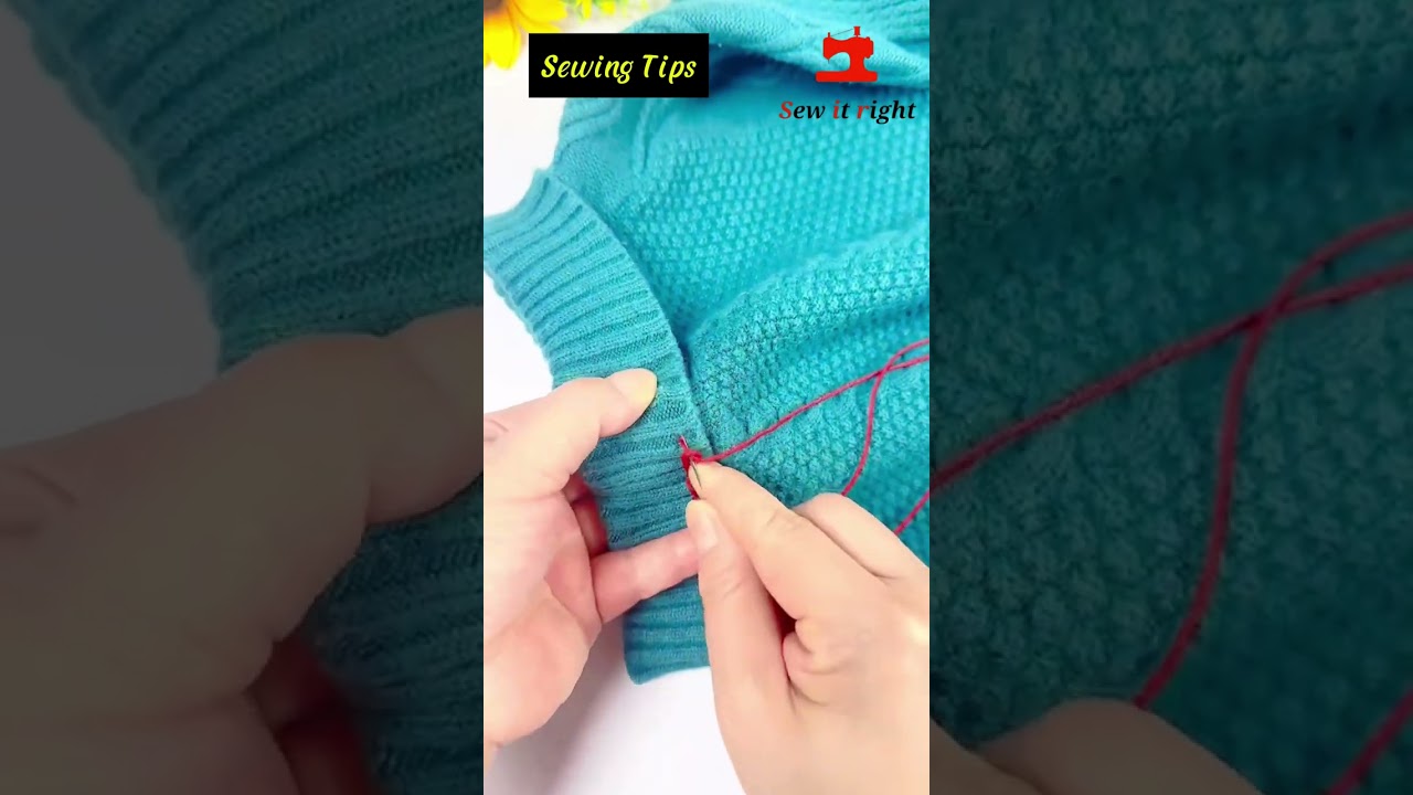 How to Fix a High Turtleneck Sweater into a Lower Neck Style at Home|Sew it right