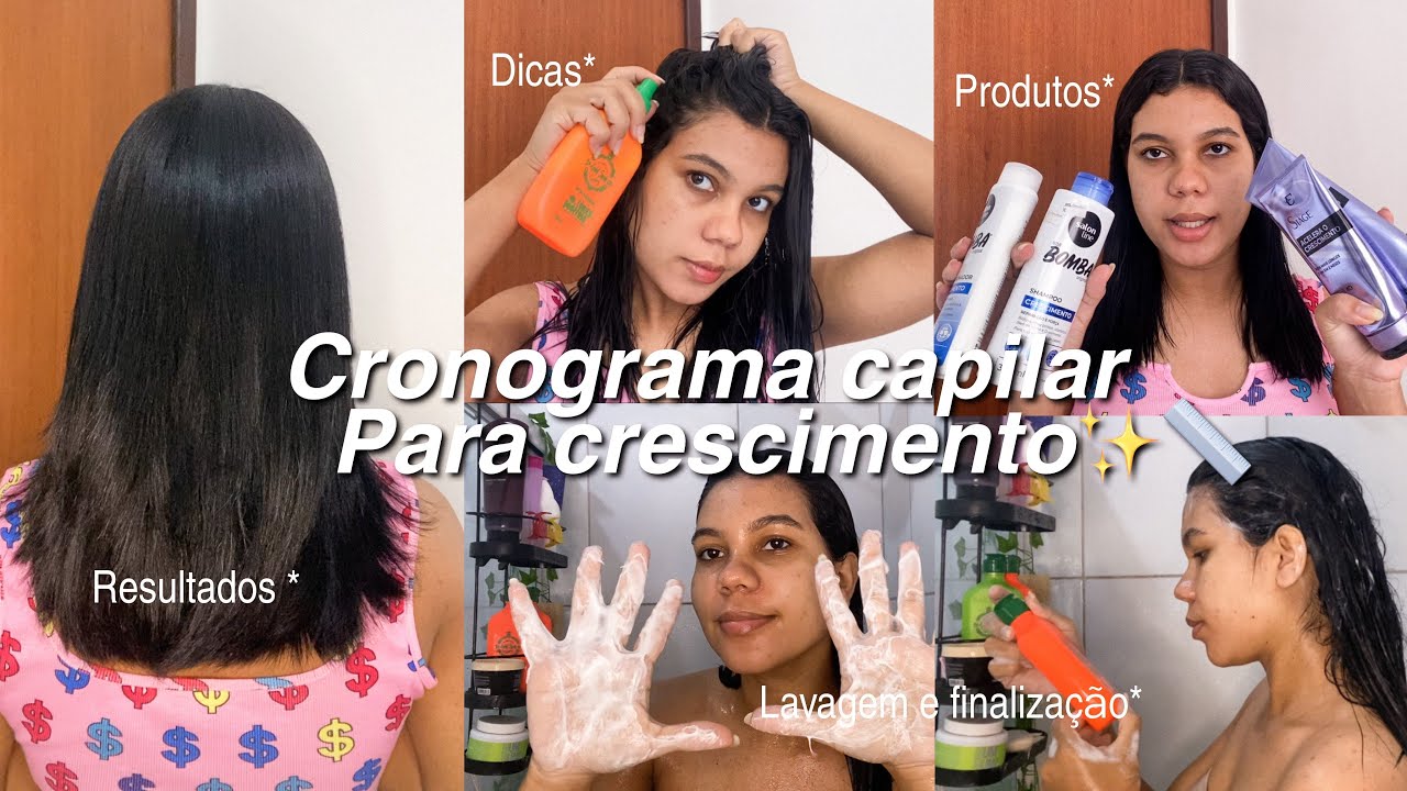 CRONOGRAMA CAPILAR PRO CRESCIMENTO | * minhas dicas , produtos e finalização ✨🧖‍♀️