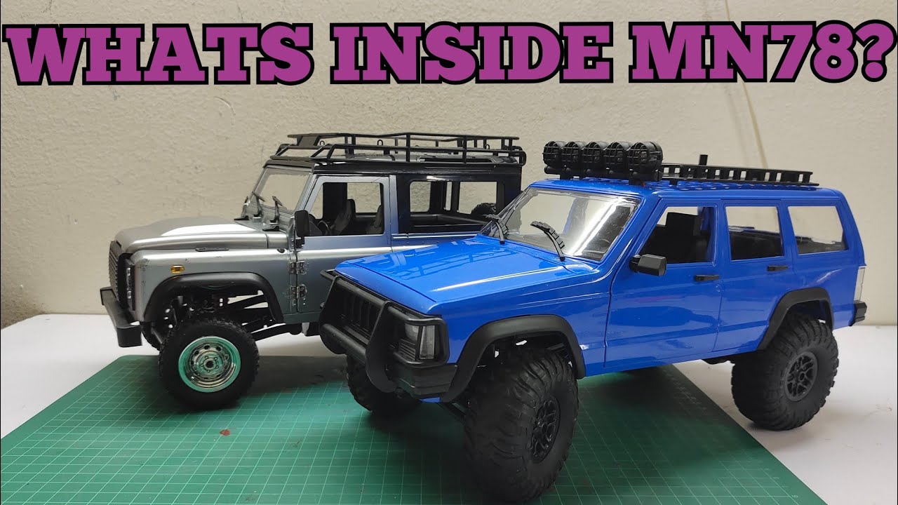 the different between mn78 and mn99s perbezaan mn78 dan mn99s 1/12 new rc crawler
