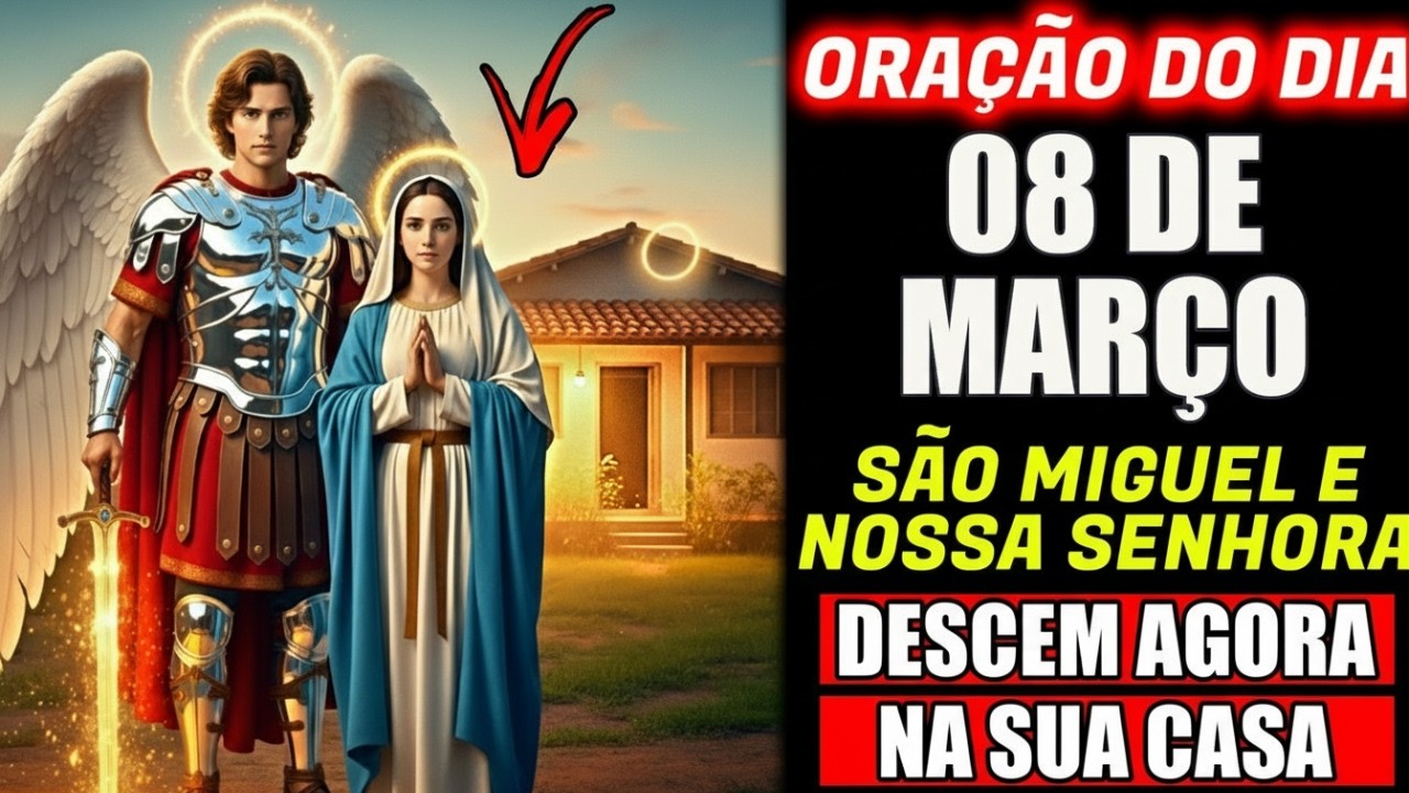 Nossa Senhora e São Miguel Descem Agora na Sua Casa ✨ Oração de Proteção Total